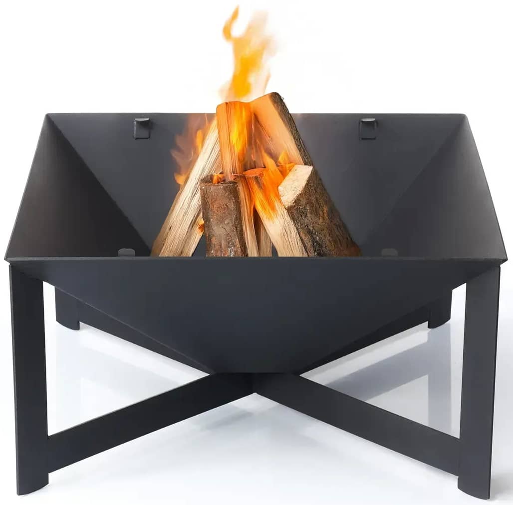 Чаша для вогню Vican Frame 600×600 переносний металевий гриль Чаша для вогню Vican Frame 600×600 переносний металевий гриль