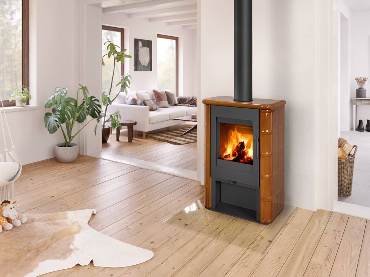 Піч-камін Romotop Siena N 02 в інтер'єрі Піч-камін Romotop Siena N 02 в інтер'єрі