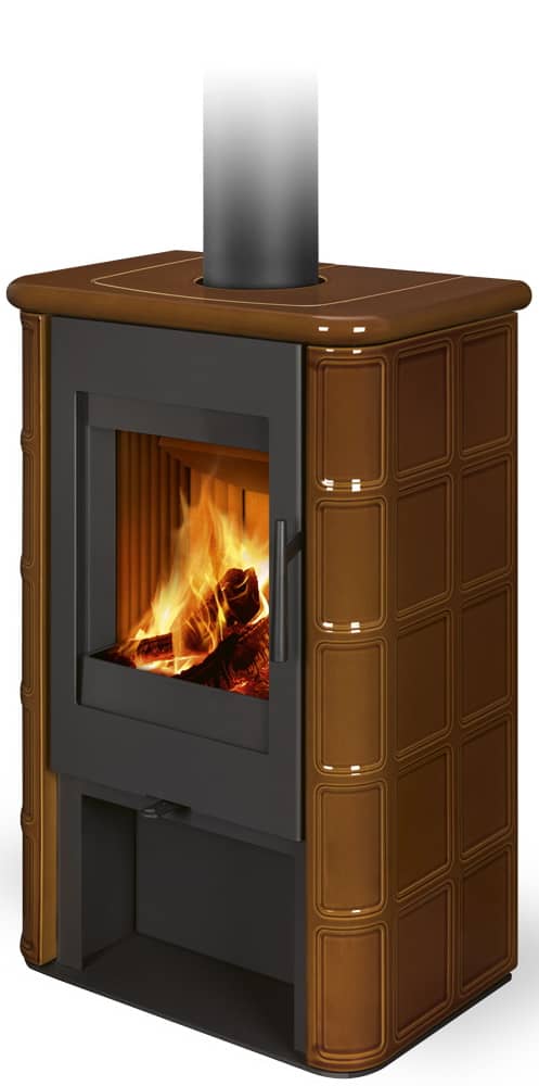 Дров'яна піч-камін Romotop Siena N 02 облицьована керамікою Дров'яна піч-камін Romotop Siena N 02 облицьована керамікою