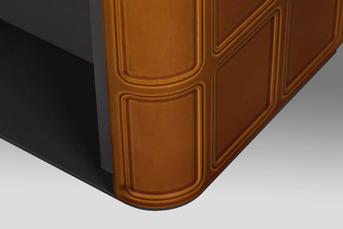 Піч-камін Romotop Siena N 02 в керамічному облицюванні Піч-камін Romotop Siena N 02 в керамічному облицюванні