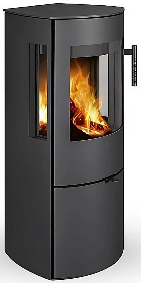 Піч-камін ROMOTOP PARLA 3S 30 сталь загальний вигляд моделі Піч-камін ROMOTOP PARLA 3S 30 сталь загальний вигляд моделі